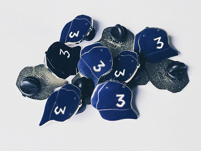 Chance 3 Hat chance 3 chance the rapper chicago chitown design enamel pin hat illustration lapel pin product design windy city
