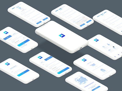 Login And Register Marketplace Concept app design flat illustration mobile mobile app mobile app design mobile design mobile ui ui ux web website