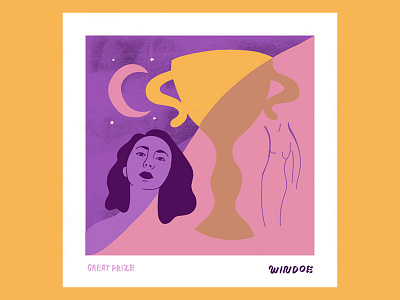 WINDOE album cover album album art album artwork album cover album cover art illustration portrait spokane trophy