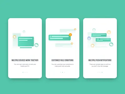 Product guidance diagram clean color concise gradient graphic design green guide page micro texture to b tool ui web