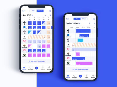 Schedule & Calendar on Mobile app appointment calendar clean flex ios iphone lineup mobile mobile app schedule schedules scheduling time timetable ux design ux ui ux ui design
