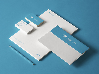 Heleum Branding apparel branding color design identity logo stationery vector
