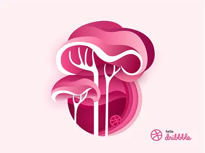 Illustration Tree Exercise design dribbble illustration tree