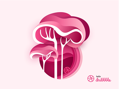 Illustration Tree Exercise design dribbble illustration tree