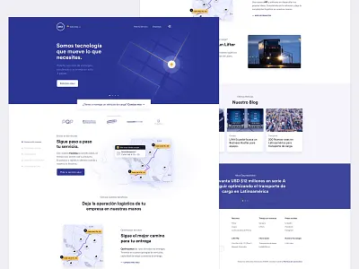 Landing Home Liftit design illustration logistic ui vector visual design