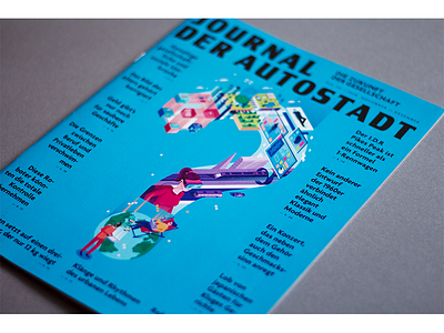 Cover for Autostadt magazine auto autostadt design graphic illustration isometric magazine print vr