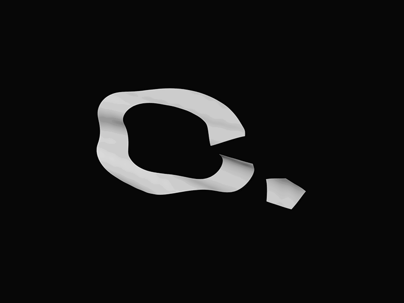 Blender Experiments : Wavey Flag 3d blender experiment flag logo motion typography