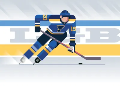 LGB! 2019 blues hockey nhl person playoff hockey playoffs saint louis st louis stanley cup stl blues vector