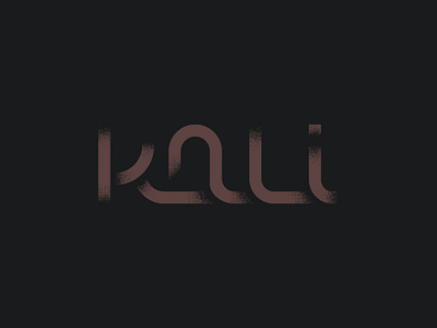 KALI branding california clean illustration kali lettering shirt swag type typography vector