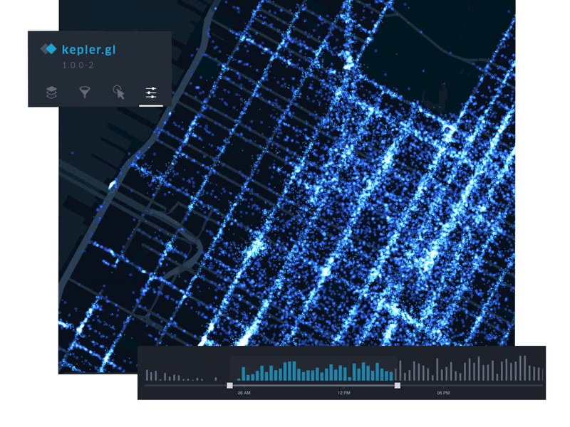 Open Sourcing Kepler data data visualization filter layers maps open source player timeline