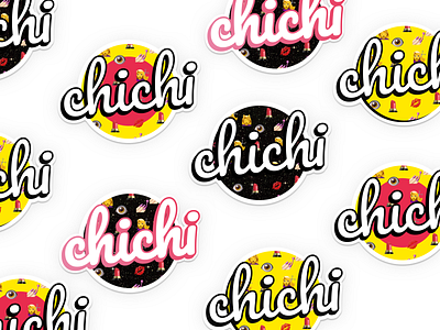 Stickers for Beauty Startup beauty brand branding illustration logo sticker stickers typography vector