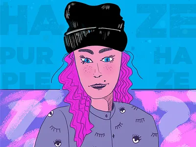 Purple Haze illustration photoshop