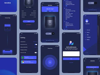 Smart Speaker APP Concept Design app concept design ui