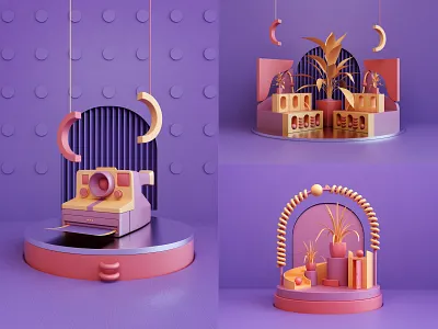 3d Compositions - Behance 3d abstract art artwork compositions design render webshocker