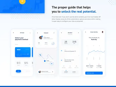 Mobbi - App Landing Page animal app app concept app design app icon app landing app store app ui branding illustration photoshop cc 2018 psd design psd flyer template design theme design typography ux web 2.0 web 3.0