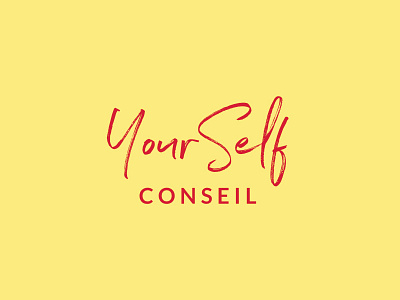 Work in progress - Identity for a HR consultant bright coach etienne pigeyre hr joyful red signature studio dpe vibrant yellow