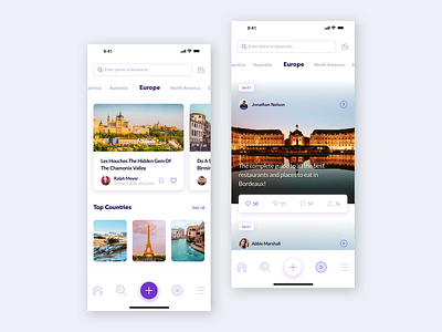 Travel video app mobile app mobile app design travel app ui ux ux ui designer hanoi video app