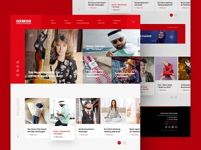 OXMOX clean design drawingart layout minimal photoshop responsive ui ux web web design webdesign website