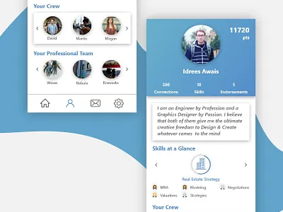 App Concept app design flat gradient illustration minimal prototype ui ux vector xd