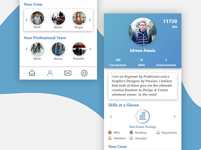 App Concept app design flat gradient illustration minimal prototype ui ux vector xd