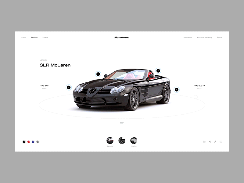 Motortrend car interaction design motortrend ui uidesign ux uxdesign