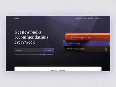 Landing Page for DailyUI --- 003 dailyui design figma illustration ui ux vector web website