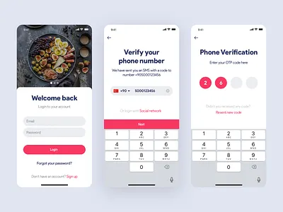 Food Order App amanilyasovich app food order ui ux