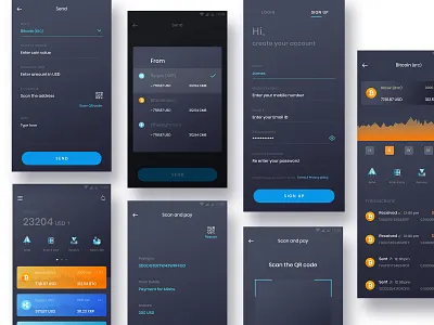 crypto currecny app crypto crypto app crypto currency crypto exchange crypto trading crypto wallet cryptocurrency dark dark theme minimal