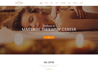 Luxemburg SPA business creative massage therapy modern portfolio responsive spa spa centre therapy webdesign webdevelopment