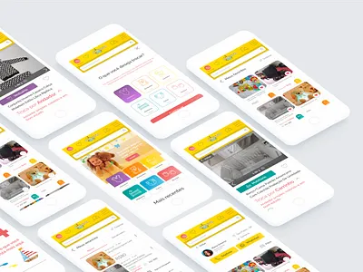 Mobile version of exchange website design ecommerce mobile ui ux web webdesign