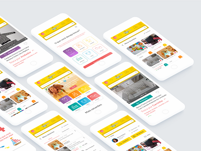 Mobile version of exchange website design ecommerce mobile ui ux web webdesign