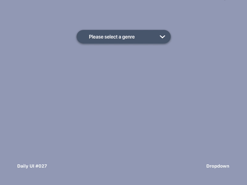 Daily UI #027 Dropdown animation dailyui dropdown interaction interface micro interaction select ui xd