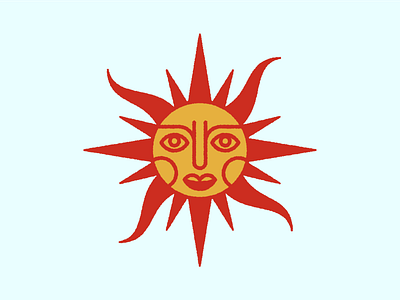🌞 branding design icon illustration logo mark sun sun face symbol vector