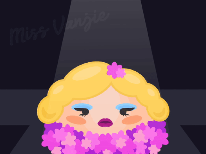 Taco Miss Vanjie animation design illustration missvanjie rupaulsdragrace taco vector