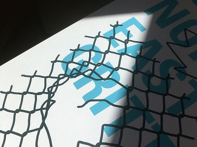 56 Brewing Poster Show chain link design fence graphic minneapolis poster posters print screen print silk screen typography