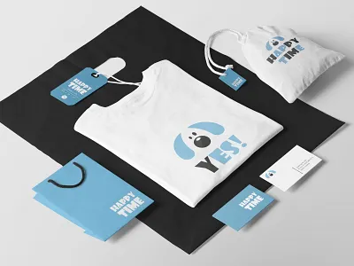 Branding for children store blue brand branding children clothes colors design grapgic design illustration logo store style