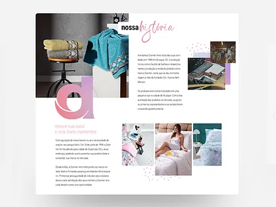 Dianneli dianneli graphic design landing page responsive ui ux web design web site