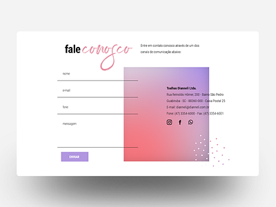Dianneli dianneli graphic design landing page responsive ui ux web design web site