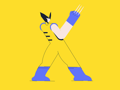 36 days of type X art character design design drawing hero illustration ipad procreate vector xmen