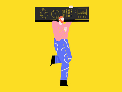 36 days of type T art character design dance design dj drawing illustration ipad music procreate vector