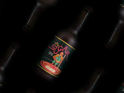 dr. Otto beer can bottle design illustration packages