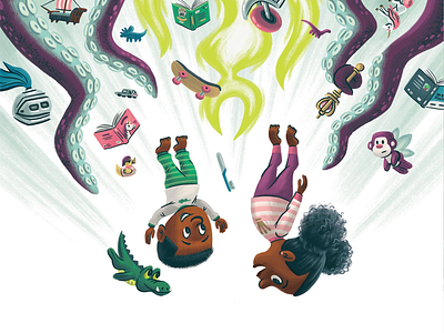 No, no NO! alligator books children childrens books illustration kidlit kidlitart kids knight kraken octopus picture book queen unicorn
