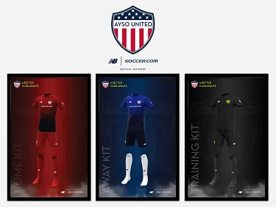 AYSO United Uniform Kit Reveal Pt.5 branding design facebook football graphic design instagram mls photoshop soccer social media design sports sports branding sports design sports identity sports marketing youth sports