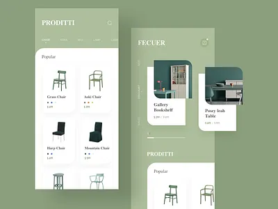 Furniture ui ux
