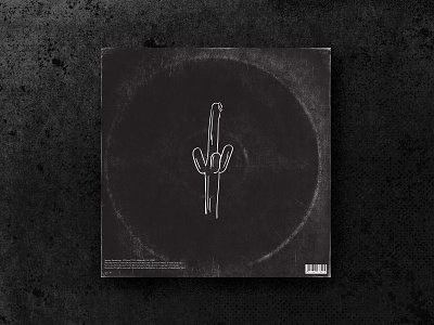 "Songs For The Deaf" Back Cover album cover art illustration