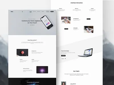 Smart Home - Web Interface 2019 2020 animation app cleanui design exploration fluent illustration interaction interface logo trend ui user ux vector web webdesigner white
