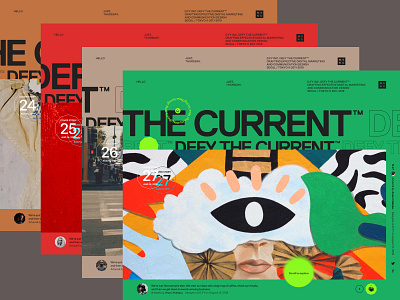Landing Page - Cover story artwork colorful concept cover art daily gallery landingpage magazine cover something typogaphy ui