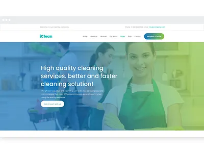 Iclean Website ui ux ux ui designer hanoi web design