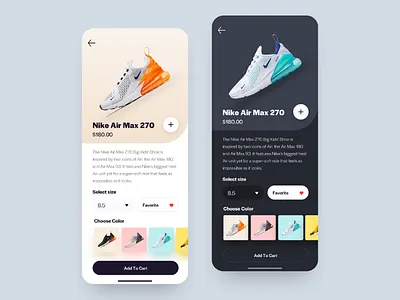 Light mode / Dark mode UI concept. ui user interface ux
