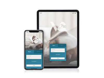 Vet App - Responsive ui ux